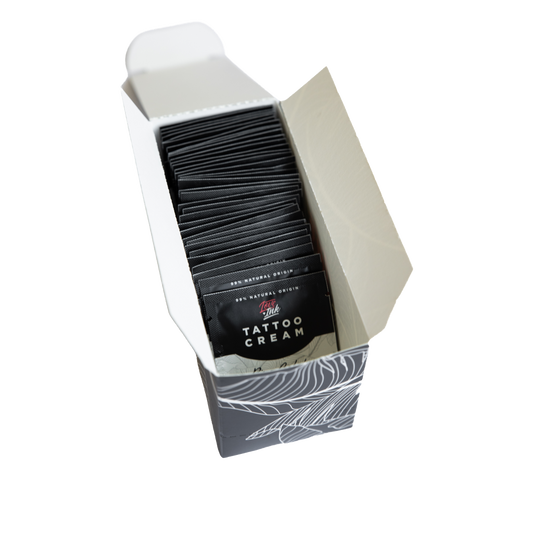 Vzorky Tattoo Cream v malé krabičce